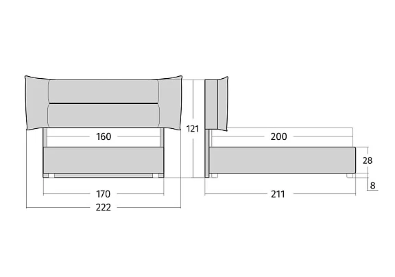 Кровать Mondi